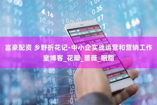 富豪配资 乡野折花记-中小企实战运营和营销工作室博客_花瓣_蔷薇_胭脂